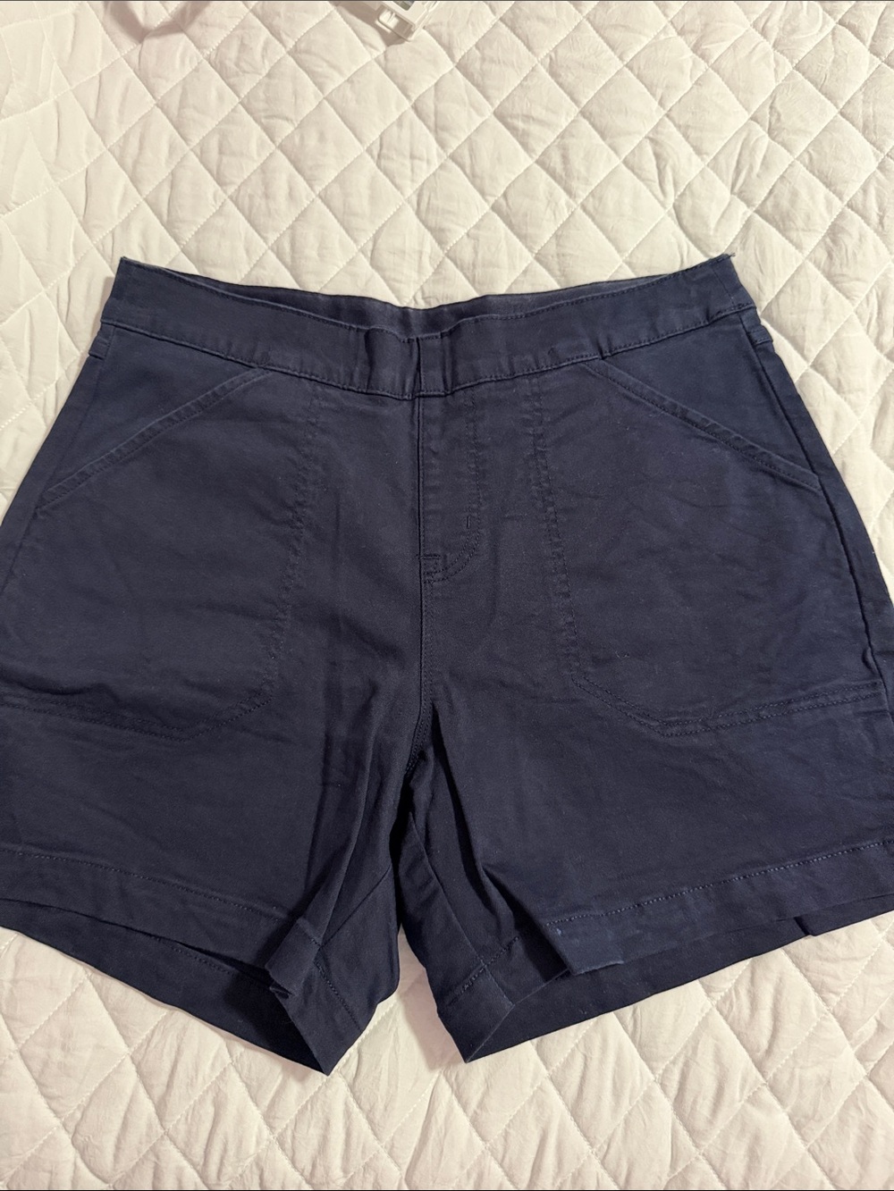 Nautica Women's Navy High-Waist Casual Shorts